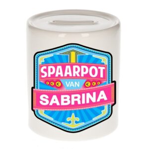 Kinder cadeau spaarpot voor een Sabrina 10118520