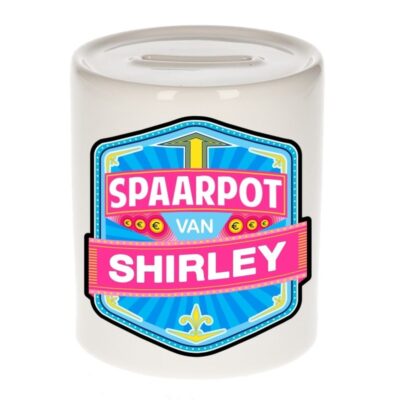 Kinder cadeau spaarpot voor een Shirley 10118528