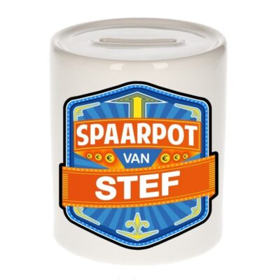 Kinder cadeau spaarpot voor een Stef 10100636