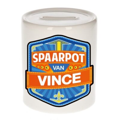 Kinder cadeau spaarpot voor een Vince 10100675