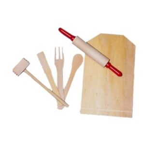 Kinder keuken setje hout 6-delig 10118129