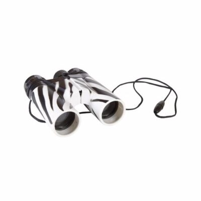 Kinder speelgoed verrekijker zebraprint 11cm 10084336