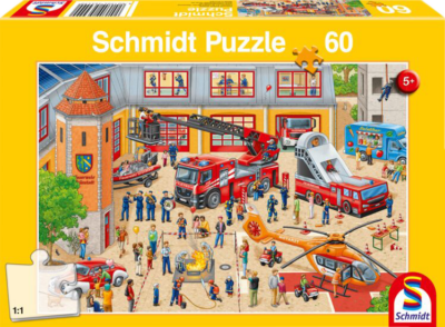 Kinderdag bij de brandweer - 60 stukjes - Puzzel 13450