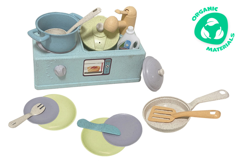 Kitchen Toys Speelgoed Wastafel met Keukenaccessoires Gerecycled 1024915