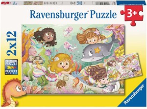 Kleine Feeën en Zeemeerminnen Puzzel (2 x 12 stukjes) 35254316669