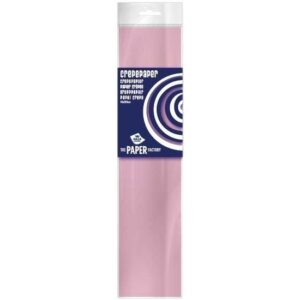 Knutsel crepe vouw papier licht roze 250 x 50 cm 10137397