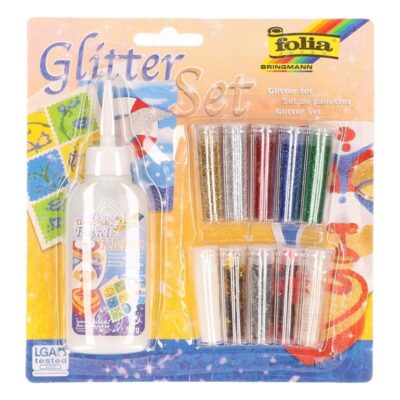 Knutsel glitters in tubes 10 stuks 10129457