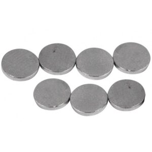 Knutsel magneten 40 stuks rond 6x1 mm 10102833