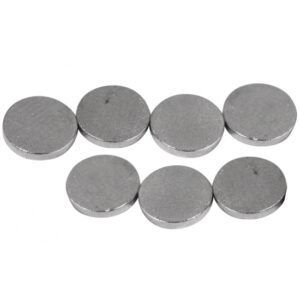 Knutsel magneten 60 stuks rond 6x1 mm 10192287