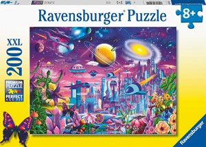 Kosmische Stad Puzzel (200 XXL puzzel) 31807459101