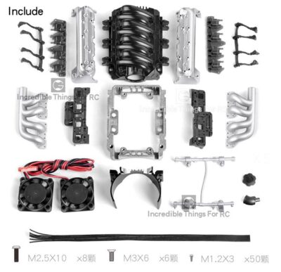 LS7 Simulated V8 Engine/Motor Heat Sink Cooling Fan