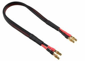 Laadkabel 4mm Banana Gold connectors - 14 AWG ULTRA V+ Silicon Wire 16507