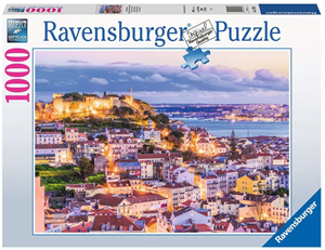 Lisbon & Sao Jorge Castle Puzzel (1000 stukjes) 33942839699