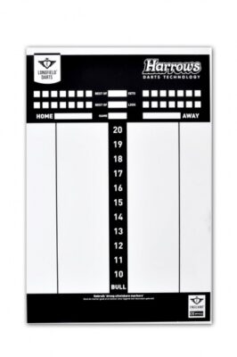 Longfield Games Scoreboard voor darts met spelregelboekje 45x 30 cm 73649