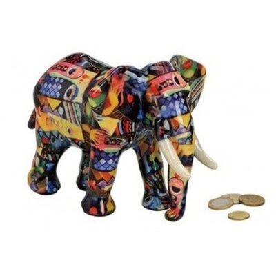 Luxe spaarpot olifant blauw van keramiek 22 cm 10140568