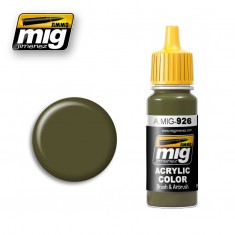 MIG Acrylic Olive Drab Base 17ml 18146