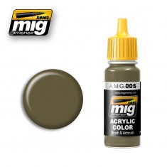 MIG Acrylic RAL 7008 Graugrun 17ml 18132