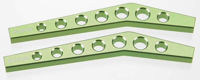 Machined hi-clearance Links - Green (2pcs) (AX30465) 12087