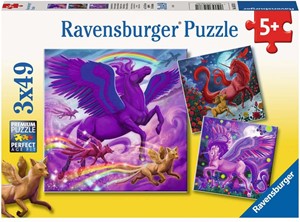 Magische Wezens Puzzel (3x49 stukjes) 35137339329