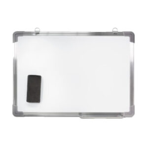 Magnetisch whiteboard met pennengoot en wisser 50 x 35 cm 10300243