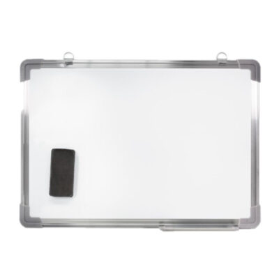 Magnetisch whiteboard met pennengoot en wisser 70 x 50 cm 10300255