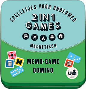 Magnetische 2 in 1 Games - Memo & Domino 35500989890