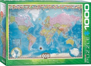 Map of the World Puzzel (1000 stukjes) 32393482063