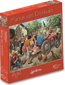 Marius van Dokkum - Tuinfeest Puzzel (1000 stukjes) 26873279461