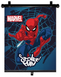 Marvel Spider Man Zonnescherm Rolgordijn 36 x 45 cm Blauw/rood 602614