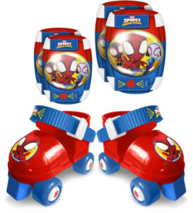 Marvel Spidey Rolschaatsen met Bescherming Rood/Blauw maat 23 27 1018400