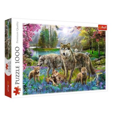 Massamarkt Puzzel 1000 pcs - Wolven bijeenkomst 3544545