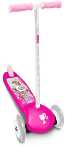 Mattel Barbie 3 wiel Kinderstep Voetrem Meisjes Roze/Wit 1018395