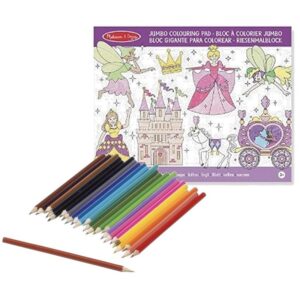 Meisjes prinsessenboek met kleurpotloden set 10127619