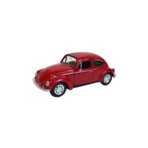 Metalen rode Volkswagen Beetle auto schaal 1:39 10077319