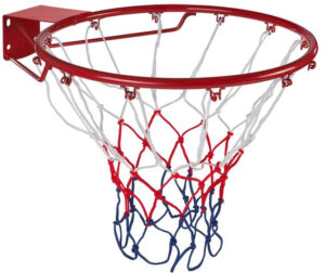 Midwest Basketbalring + net 45 cm rood 1020156