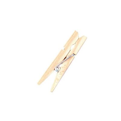 Mini wasknijpers hout 24x stuks 10147986