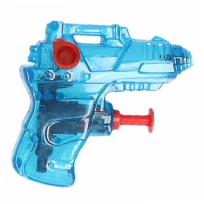 Mini waterpistool blauw 7 cm 10087563