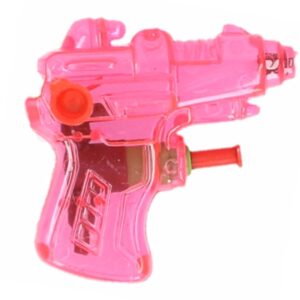 Mini waterpistool - roze - kunststof - 8 centimeter - zomer speelgoed 10087566