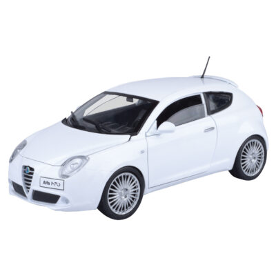 Modelauto Alfa Romeo Mito 2010 wit schaal 1:24/17 x 7 x 6 cm 10300630