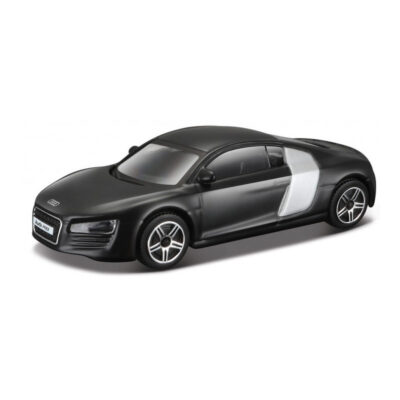 Modelauto Audi R8 2009 zwart schaal 1:43/10 x 4 x 3 cm 10225641