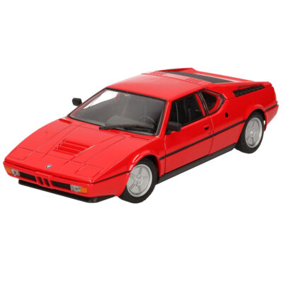 Modelauto BMW M1 1987 rood schaal 1:24/18 x 7 x 5 cm 10240831