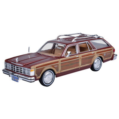 Modelauto Chevrolet LeBaron 1979 bruin schaal 1:24/22 x 8 x 6 cm 10313126