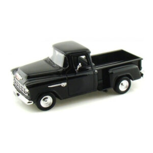 Modelauto Chevrolet Stepside 5100 1955 zwart schaal 1:24/20 x 9 x 8 cm 10233759