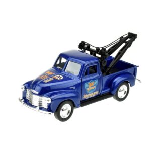 Modelauto Chevrolet oldtimer 1953 stepside tow truck blauw 1:34 10126749