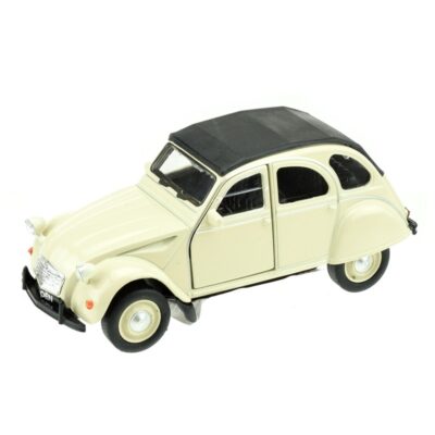 Modelauto Citroen 2CV creme/wit 1:36 10122417