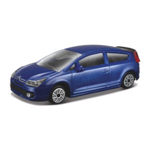 Modelauto Citroen C4 blauw schaal 1:43/10 x 4 x 3 cm 10233664