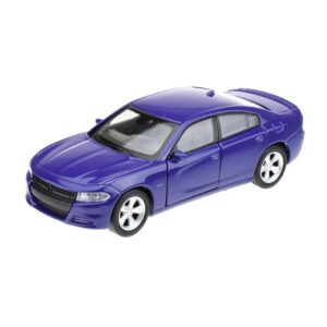 Modelauto Dodge Charger 2016 blauw 1:34 10126636