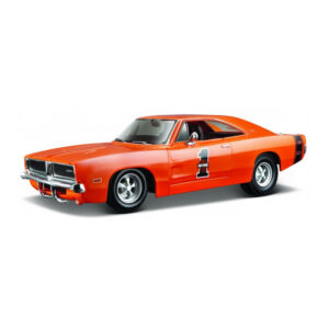 Modelauto Dodge Charger RT 1969 oranje schaal 1:24/21 x 8 x 6 cm 10234942