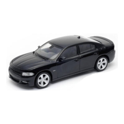 Modelauto Dodge Charger R/T 2016 zwart schaal 1:24/21 x 8 x 6 cm 10313739