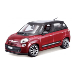 Modelauto Fiat 500 L rood schaal 1:24/17 x 7 x 7 cm 10234966